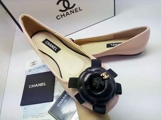 CHANEL Shallow mouth flat shoes Women--130